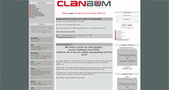 Desktop Screenshot of clanbum.com